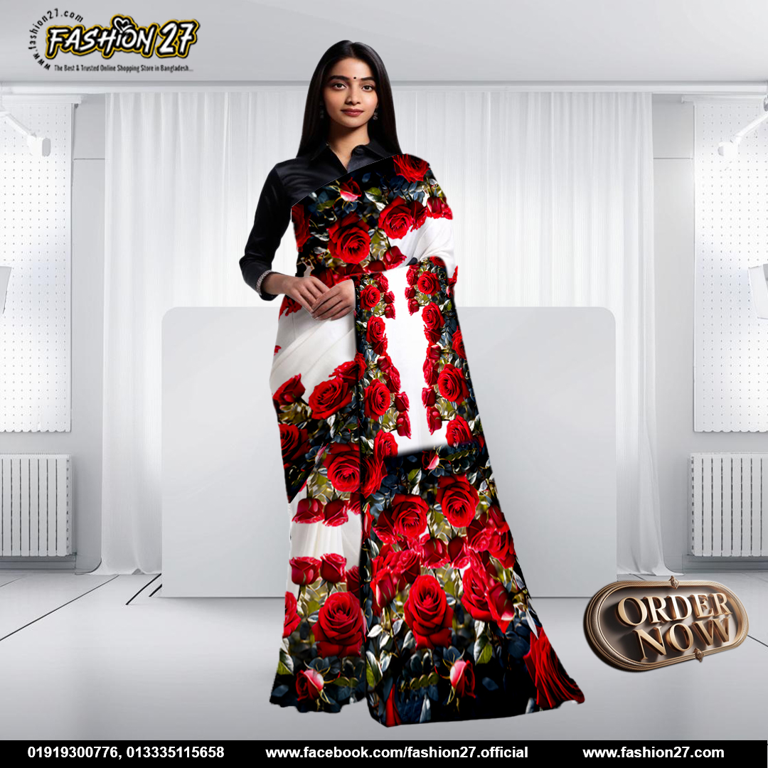 Luxurious Premium Digital Printed Saree