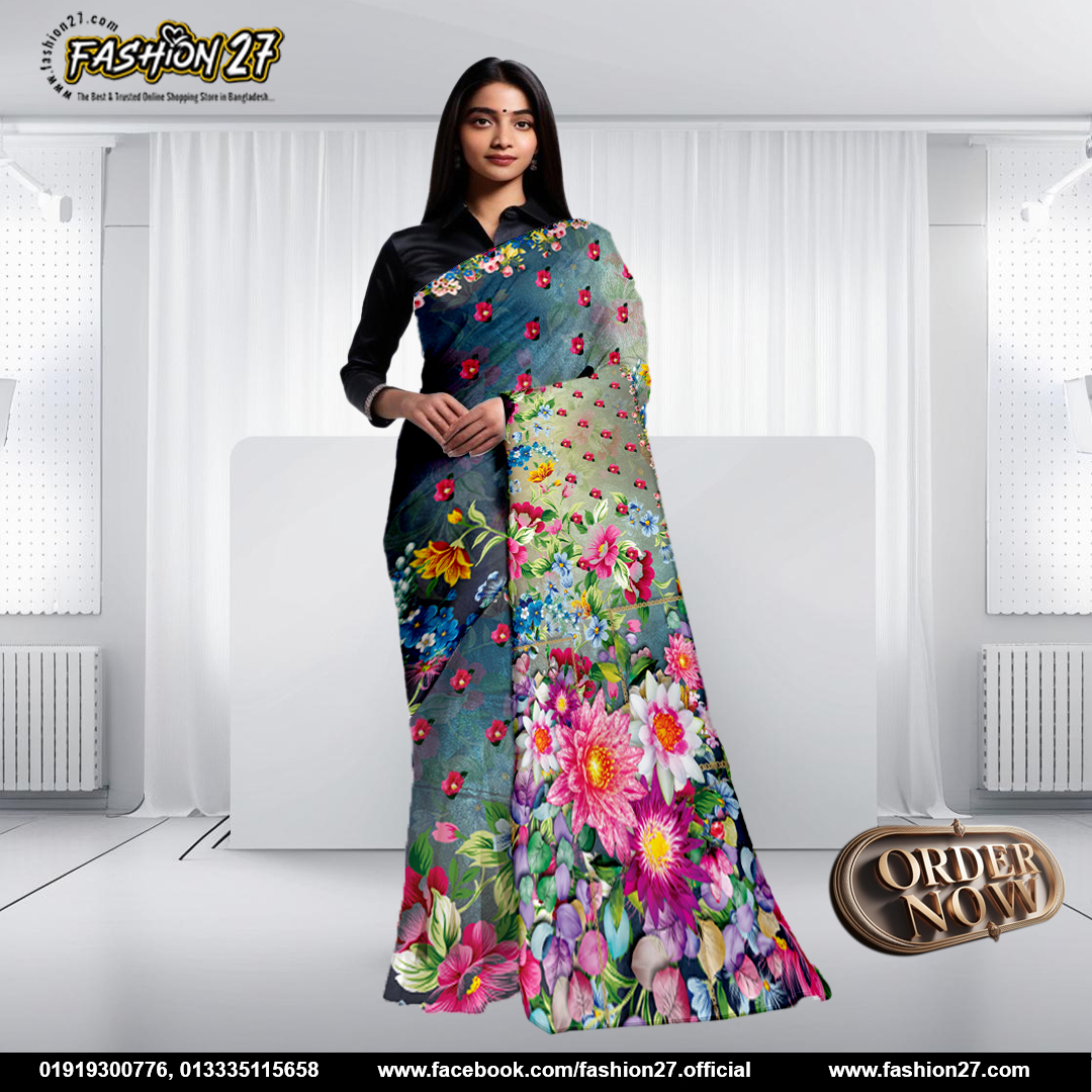 Luxurious Premium Digital Printed Saree