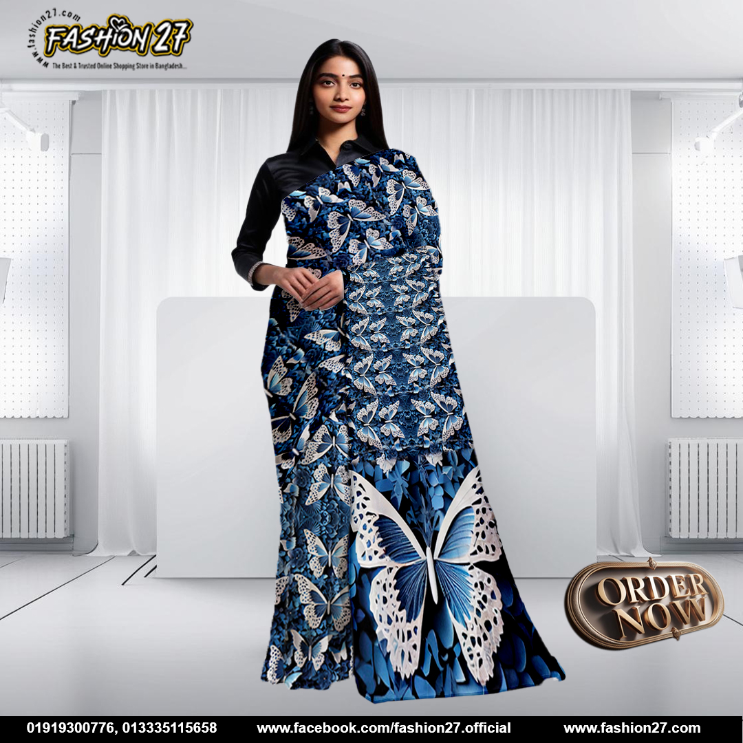 Luxurious Premium Digital Printed Saree