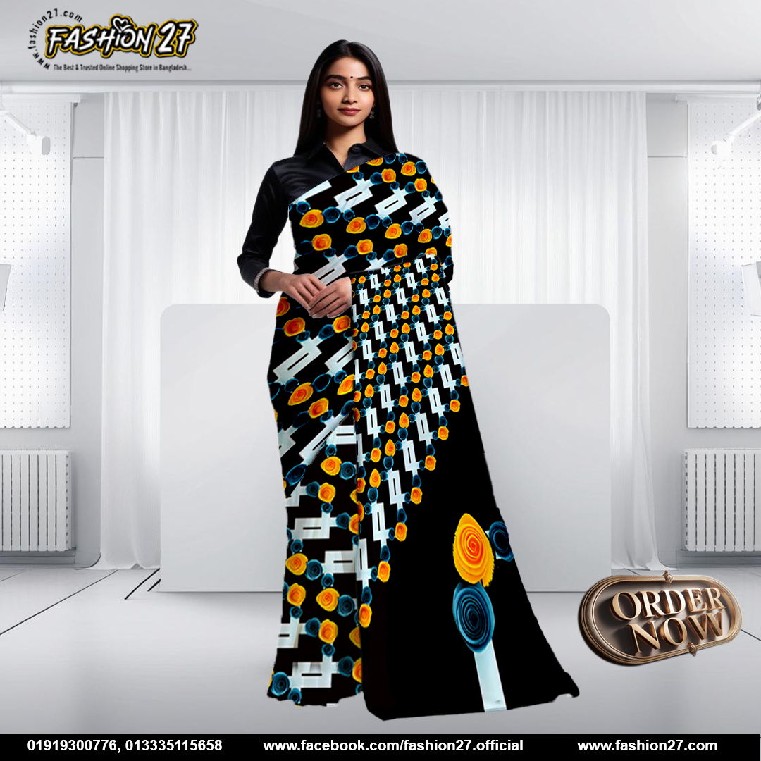 Luxurious Premium Digital Printed Saree